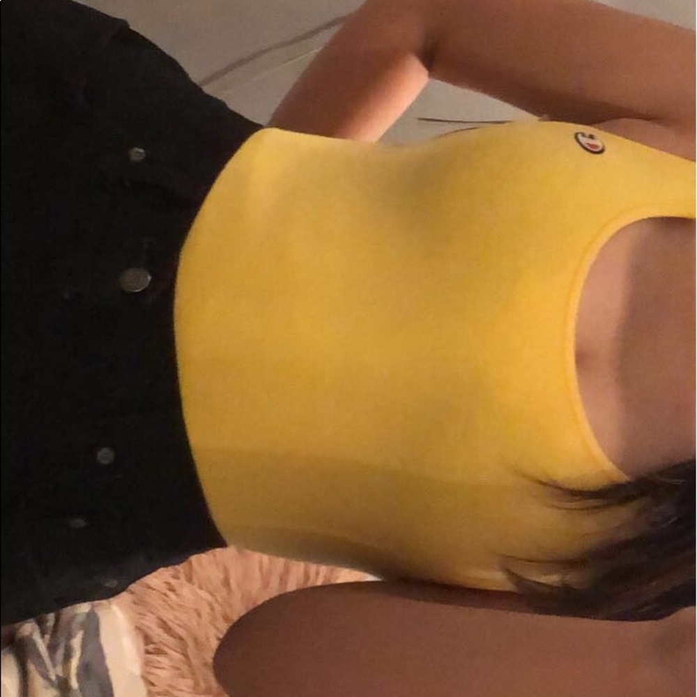 champion yellow bodysuit